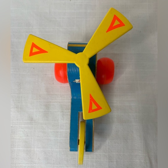 FISHER PRICE | Vintage 1970’s Mini Copter Toy #448 - Picture 3 of 8